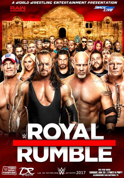 Официальный постер Royal Rumble 2017