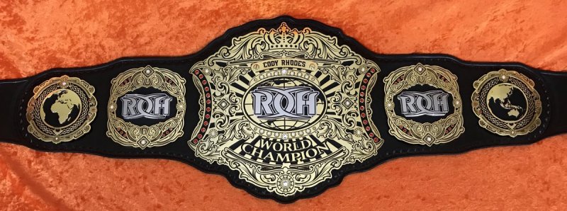ROH представили новый дизайн пояса чемпиона Мира