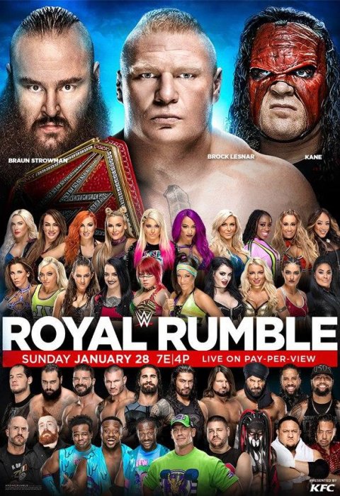 Постер и музыкальная тема WWE Royal Rumble 2018