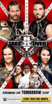 NXT TakeOver: Toronto 2019: финальный кард